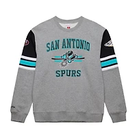 Mitchell  Ness San Antonio Spurs Hardwood Classics All Over 40 Pullover Sweatshirt