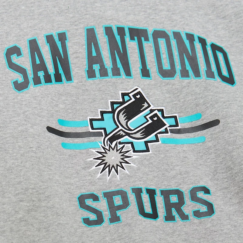 Mitchell  Ness San Antonio Spurs Hardwood Classics All Over 40 Pullover Sweatshirt