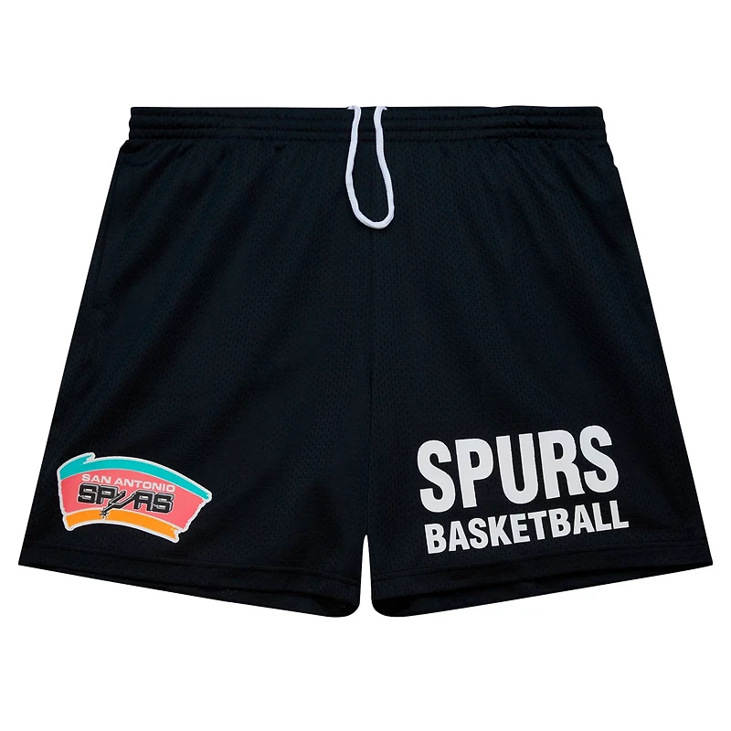 Mitchell Ness San Antonio Spurs Hardwood Classics Gameday Mesh Shorts