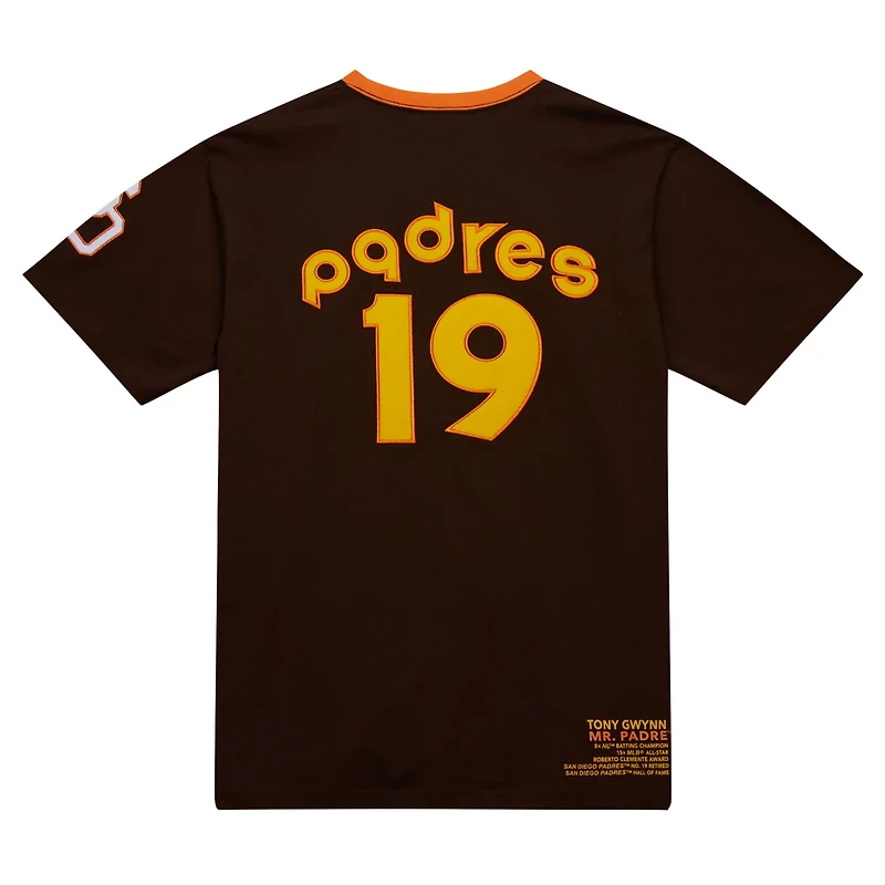 Mitchell  Ness San Diego Padres Cooperstown Collection Player Legends Ringer T-Shirt