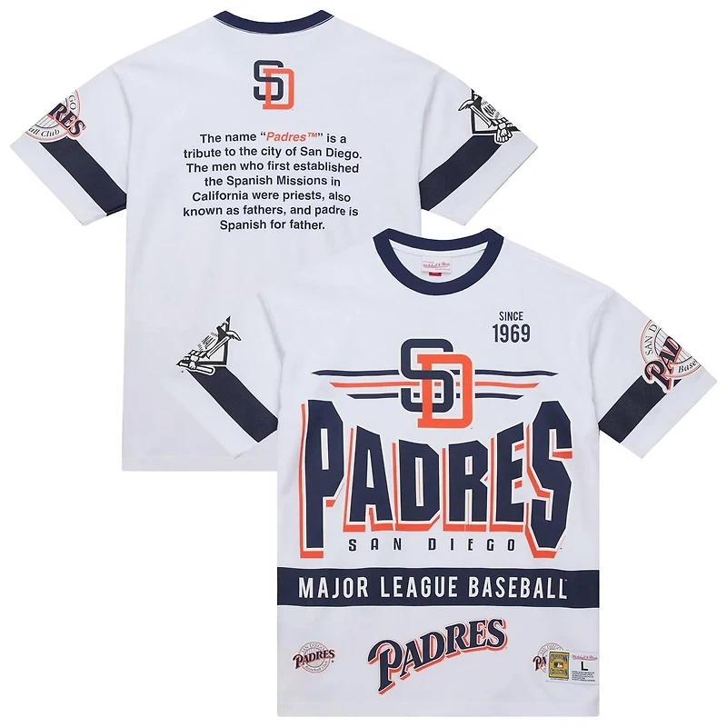 Mitchell Ness San Diego Padres Cooperstown Collection Team Origins Premium T-Shirt