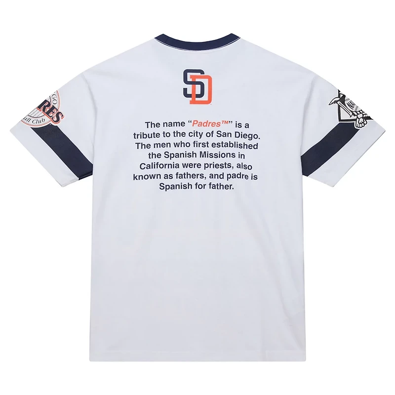 Mitchell Ness San Diego Padres Cooperstown Collection Team Origins Premium T-Shirt