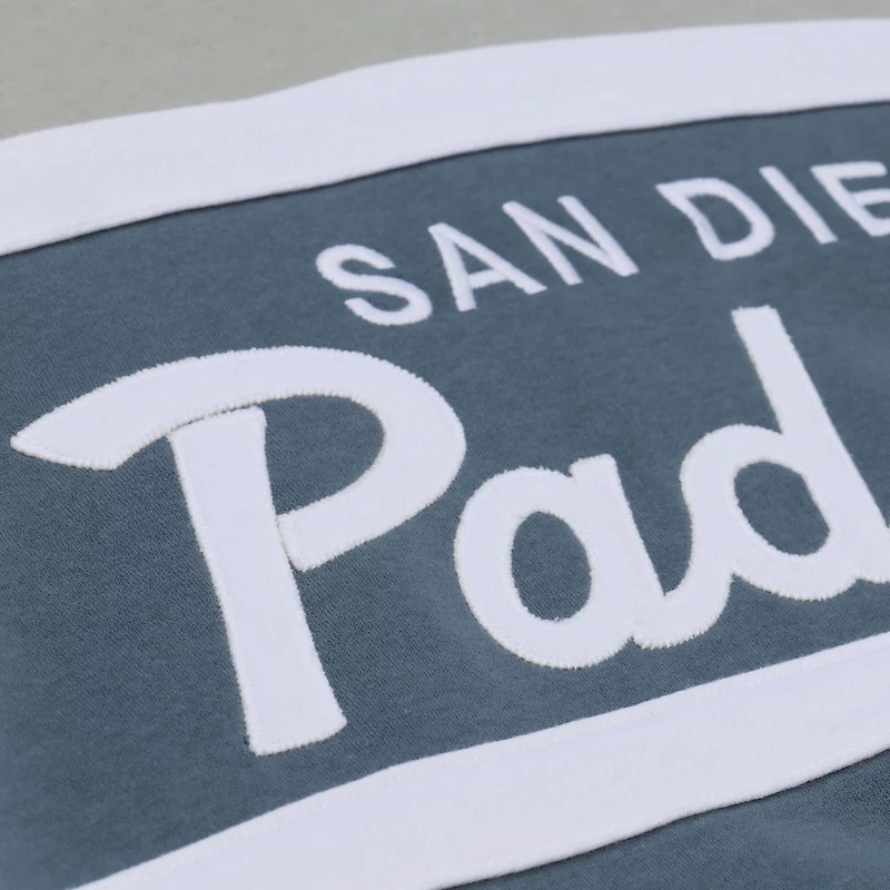 Mitchell  Ness San Diego Padres Cooperstown Collection Thunderstorm Head Coach Hoodie