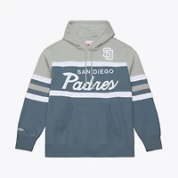 Mitchell  Ness San Diego Padres Cooperstown Collection Thunderstorm Head Coach Hoodie
