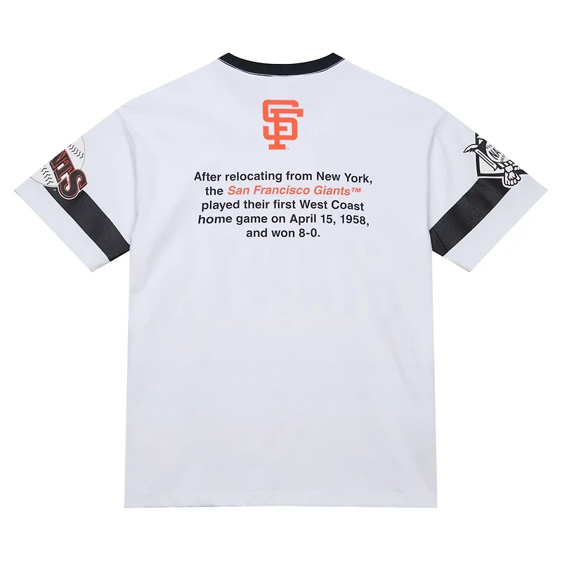 Mitchell Ness San Francisco Giants Cooperstown Collection Team Origins Premium T-Shirt