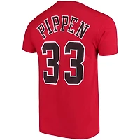Mitchell  Ness Scottie Pippen Chicago Bulls Hardwood Classics Name Number Player T-Shirt
