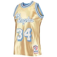 Mitchell  Ness Shaquille O'Neal Los Angeles Lakers 75th Anniversary 1996/97 Hardwood Classics Swingman Jersey