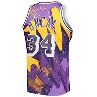 Mitchell  Ness Shaquille O'Neal Los Angeles Lakers Hardwood Classics 1996/97 Hyper Hoops Swingman Jersey