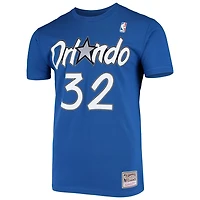 Mitchell  Ness Shaquille O'Neal Orlando Magic Hardwood Classics Stitch Name Number T-Shirt