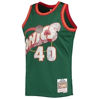 Mitchell  Ness Shawn Kemp Seattle SuperSonics 1995/96 Hardwood Classics NBA 75th Anniversary Diamond Swingman Jersey
