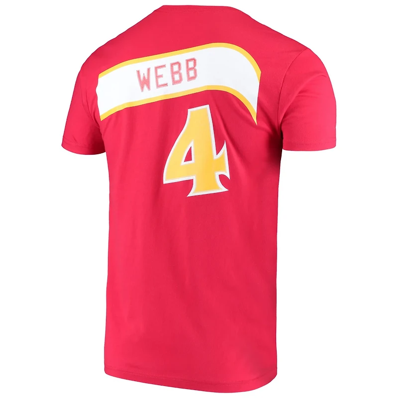 Mitchell  Ness Spud Webb Atlanta Hawks Hardwood Classics Name Number T-Shirt