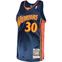Mitchell  Ness Stephen Curry Golden State Warriors 2009/10 Hardwood Classics Authentic Jersey