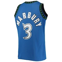 Mitchell  Ness Stephon Marbury Minnesota Timberwolves 1996/97 Hardwood Classics Swingman Jersey