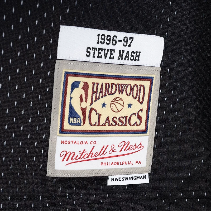 Mitchell Ness Steve Nash /Black Phoenix Suns Hardwood Classics 1996/97 Split Swingman Jersey