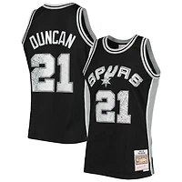 Mitchell  Ness Tim Duncan San Antonio Spurs 1996-97 Hardwood Classics NBA 75th Anniversary Diamond Swingman Jersey
