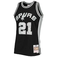 Mitchell  Ness Tim Duncan San Antonio Spurs 1996-97 Hardwood Classics NBA 75th Anniversary Diamond Swingman Jersey