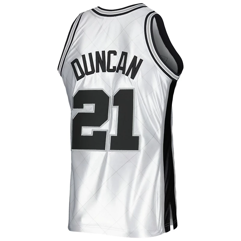 Mitchell Ness Tim Duncan San Antonio Spurs 1998/99 Hardwood Classics 75th Anniversary Swingman Jersey