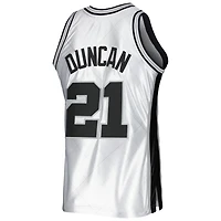 Mitchell  Ness Tim Duncan San Antonio Spurs 1998/99 Hardwood Classics 75th Anniversary Swingman Jersey