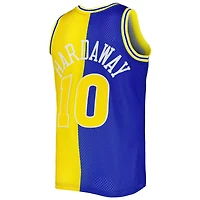 Mitchell  Ness Tim Hardaway /Gold Golden State Warriors Hardwood Classics 1990/91 Split Swingman Jersey
