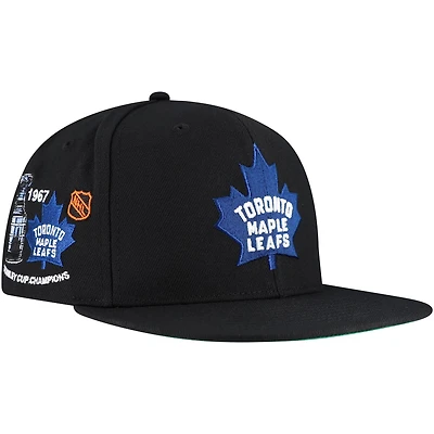 Mitchell  Ness Toronto Maple Leafs Core Top Spot Snapback Hat