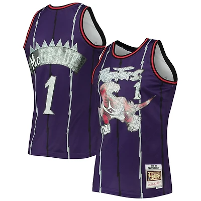 Mitchell  Ness Tracy McGrady Toronto Raptors 1998/99 Hardwood Classics NBA 75th Anniversary Diamond Swingman Jersey