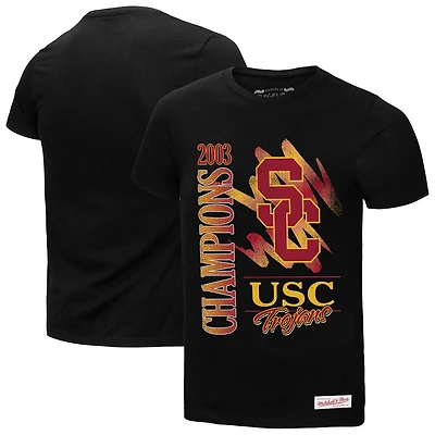 Mitchell  Ness USC Trojans Retro Brush Mineral Wash T-Shirt