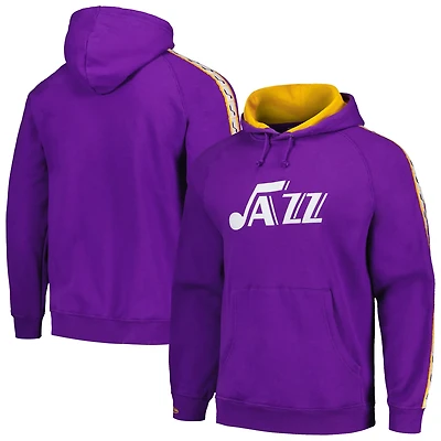 Mitchell  Ness Utah Jazz Hardwood Classics Nights Raglan Pullover Hoodie