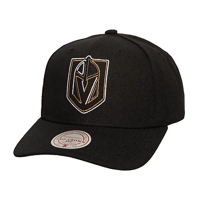 Mitchell  Ness Vegas Golden Knights Soul Strike Neon Logo Pro Crown Adjustable Hat
