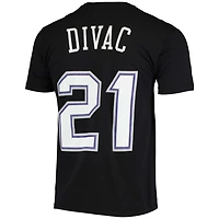 Mitchell  Ness Vlade Divac Sacramento Kings Hardwood Classics Stitch Name Number T-Shirt