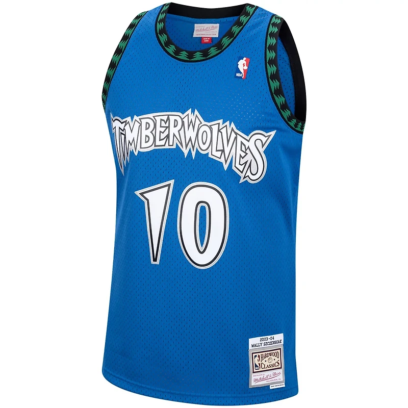 Mitchell  Ness Wally Szczerbiak Minnesota Timberwolves 2001/02 Hardwood Classics Swingman Jersey