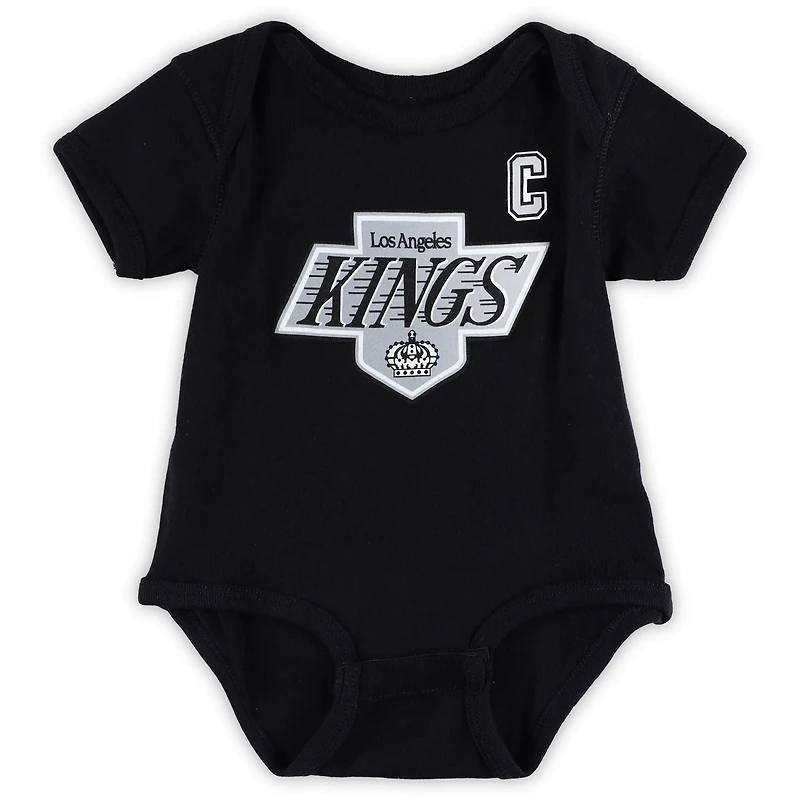 Mitchell  Ness Wayne Gretzky Los Angeles Kings Captain Patch Name  Number Bodysuit