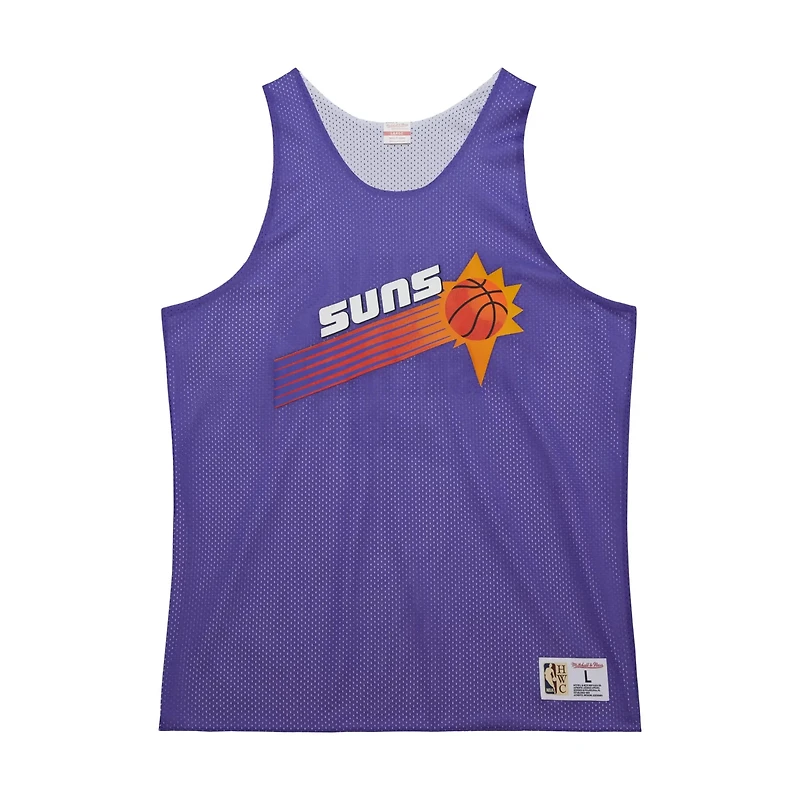Mitchell Ness White Phoenix Suns Hardwood Classics Reversible Mesh Practice Jersey