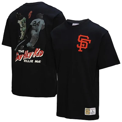 Mitchell Ness Willie Mays San Francisco Giants Legends Collection Vintage Logo T-Shirt