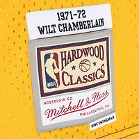 Mitchell  Ness Wilt Chamberlain /Gold Los Angeles Lakers Hardwood Classics 1971/72 Split Swingman Jersey