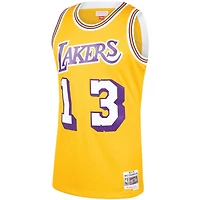 Mitchell  Ness Wilt Chamberlain Los Angeles Lakers 1971/72 Hardwood Classics Swingman Jersey