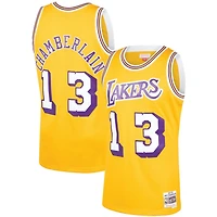 Mitchell  Ness Wilt Chamberlain Los Angeles Lakers 1971/72 Hardwood Classics Swingman Jersey