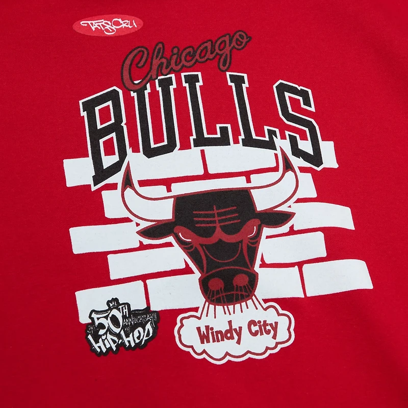 Mitchell  Ness x Tats Cru Chicago Bulls Hardwood Classics Brick Pullover Hoodie