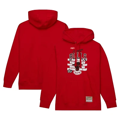 Mitchell  Ness x Tats Cru Chicago Bulls Hardwood Classics Brick Pullover Hoodie