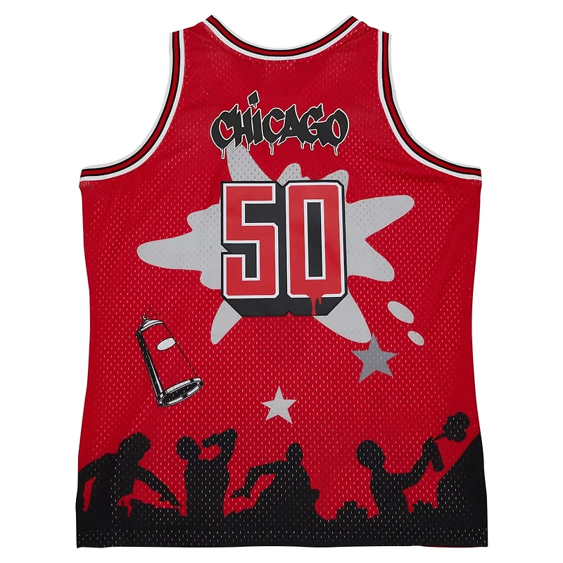 Mitchell  Ness x Tats Cru Chicago Bulls Hardwood Classics Fashion Jersey