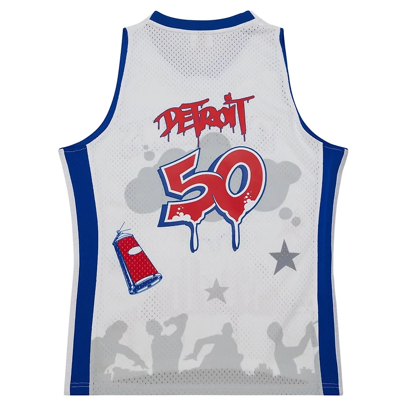 Mitchell  Ness x Tats Cru Detroit Pistons Hardwood Classics Fashion Jersey