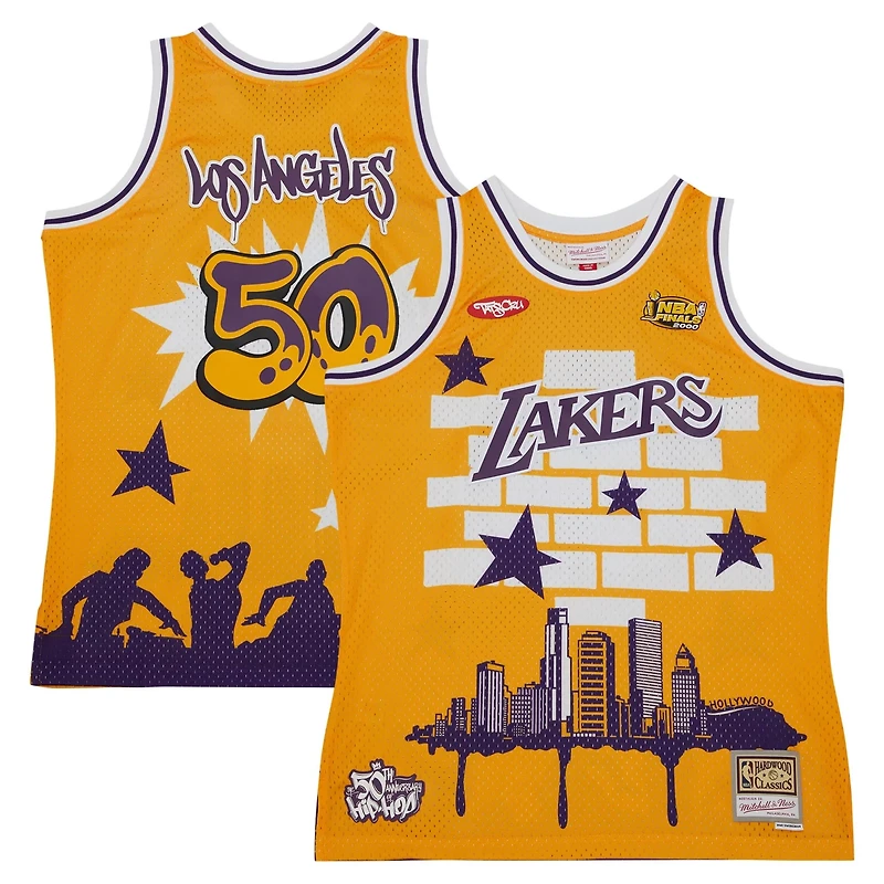 Mitchell  Ness x Tats Cru Los Angeles Lakers Hardwood Classics Fashion Jersey