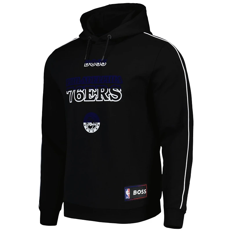NBA x Hugo Boss Philadelphia 76ers Team Bounce Tri-Blend Pullover Hoodie