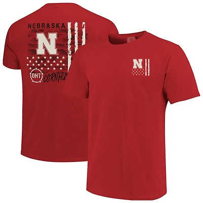 Nebraska Huskers Comfort Colors OHT Camo Overlay T-Shirt