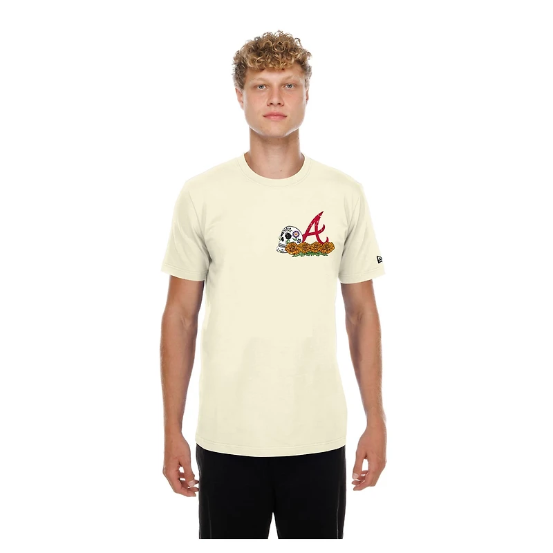 New Era Atlanta Braves Dia de los Muertos Sugar Skull T-Shirt