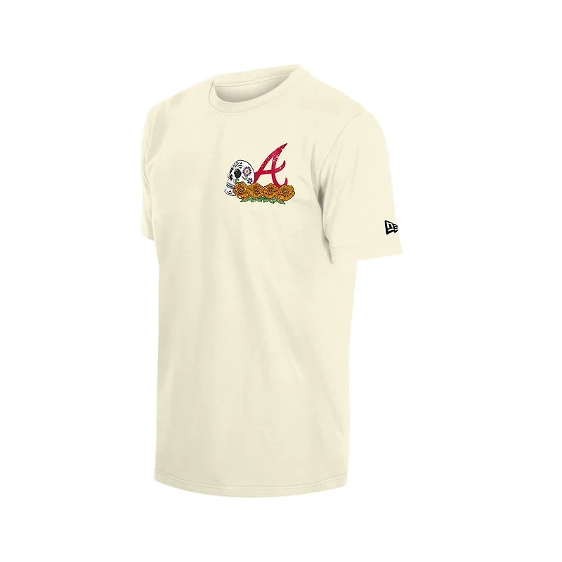 New Era Atlanta Braves Dia de los Muertos Sugar Skull T-Shirt