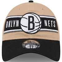 New Era Black Brooklyn Nets 2024 NBA Draft 9TWENTY Adjustable Hat