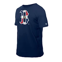 New Era Boston Red Sox Dominican Republic Flag Logo T-Shirt
