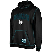 New Era Brooklyn Nets 2023/24 City Edition Satin Stitch Elite Pack Pullover Hoodie