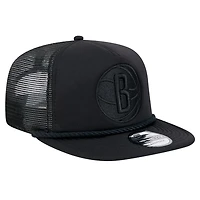 New Era Brooklyn Nets Tone Foam Meshback Golfer Snapback Hat
