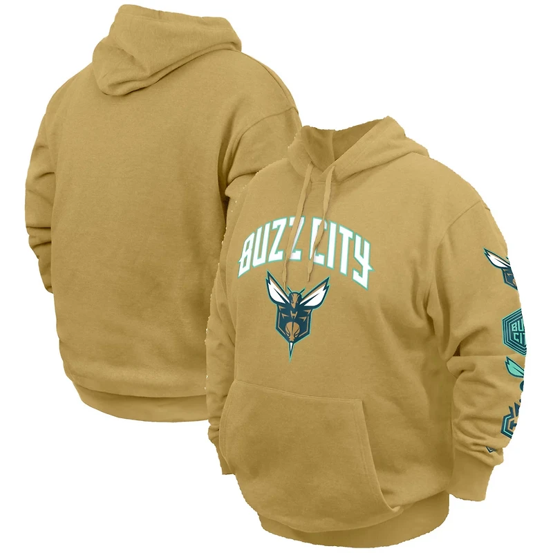 New Era Charlotte Hornets Big  Tall 2023 24 City Edition Pullover Hoodie